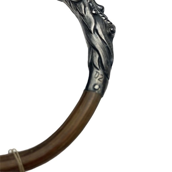 Vintage Chinese Dragon Sterling Silver Bracelet - Picture 4 of 6